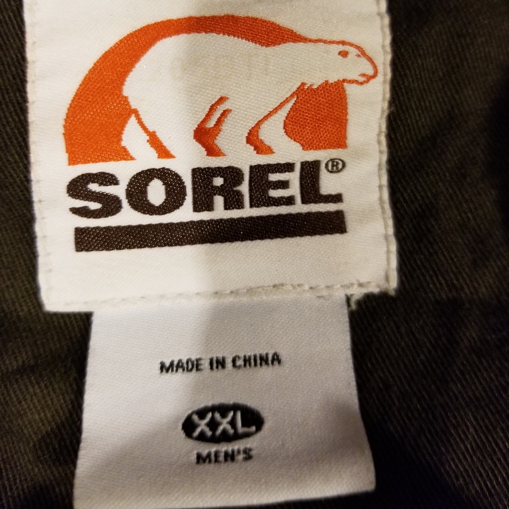 Sorel workwear heavy canvas jacket Mens xxl brown - Picture 4 of 8